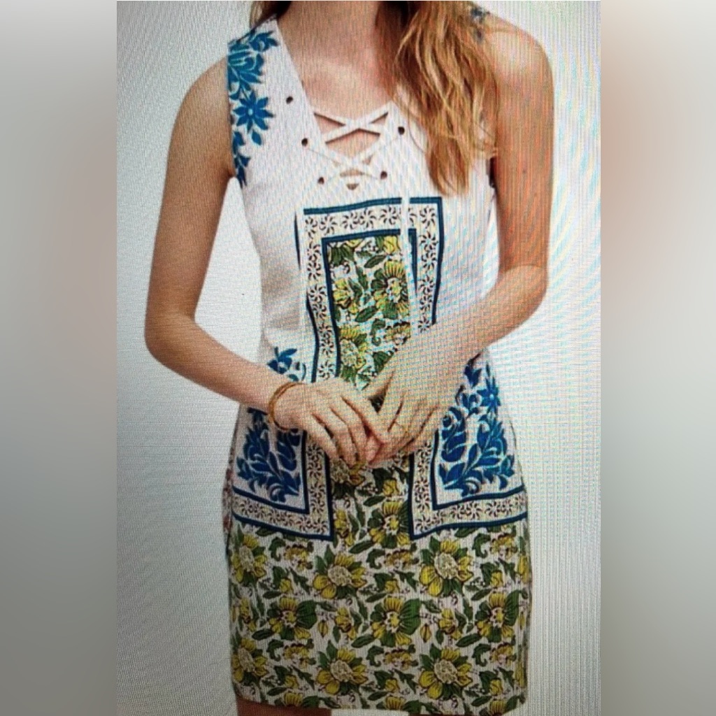 Htf, Nwt Anthropologie Tybee Shift Floral Print Dress By Tracy Reese, Sz Medium